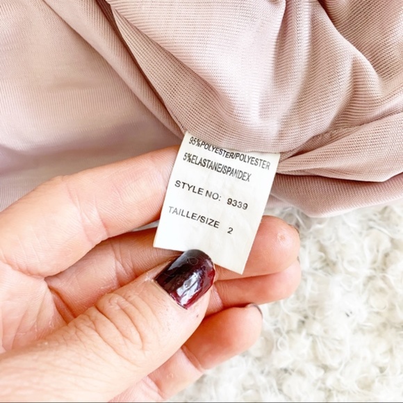 Sagie Paris Blush Ruched Camisole Cropped Blouse - Picture 8 of 8